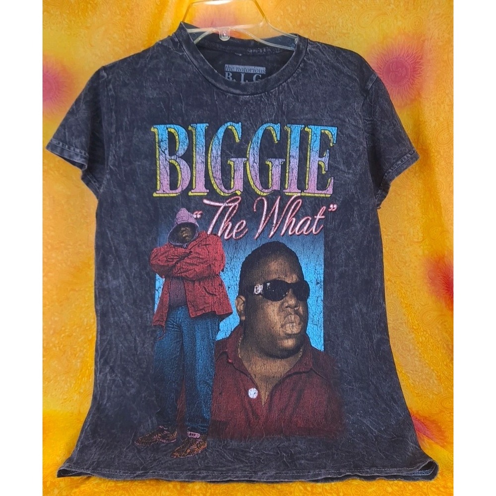 Biggie "The What" Graphic T Biggie Smalls Mens‎ Size Small Medium